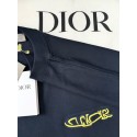 DIOR 2025SS Apple Snake Embroidery Round Neck Short Sleeve DIOR 2025SS Apple Snake Embroidery Round Neck Short Sleeve