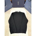 DIOR 2025SS Early Spring Collection Jacquard Wool Knit Pullover - Black DIOR 2025SS Early Spring Collection Jacquard Wool Knit Pullover - Black