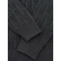 DIOR 2025SS Early Spring Collection Jacquard Wool Knit Pullover - Black DIOR 2025SS Early Spring Collection Jacquard Wool Knit Pullover - Black