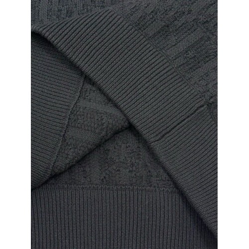 DIOR 2025SS Early Spring Collection Jacquard Wool Knit Pullover - Black DIOR 2025SS Early Spring Collection Jacquard Wool Knit Pullover - Black