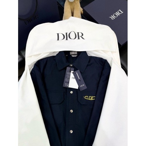 DIOR 2025SS Early Spring Embroidered Denim Jacket