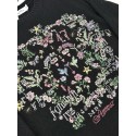DIOR 2025SS Early Spring Floral Embroidery Knitted Long Sleeve - Black