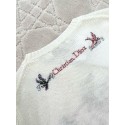 DIOR 2025SS Early Spring Floral Embroidery Knitted Long Sleeve - White