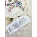 DIOR 2025SS Early Spring Floral Embroidery Knitted Long Sleeve - White