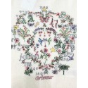 DIOR 2025SS Early Spring Floral Embroidery Knitted Long Sleeve - White