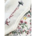 DIOR 2025SS Early Spring Floral Embroidery Knitted Long Sleeve - White