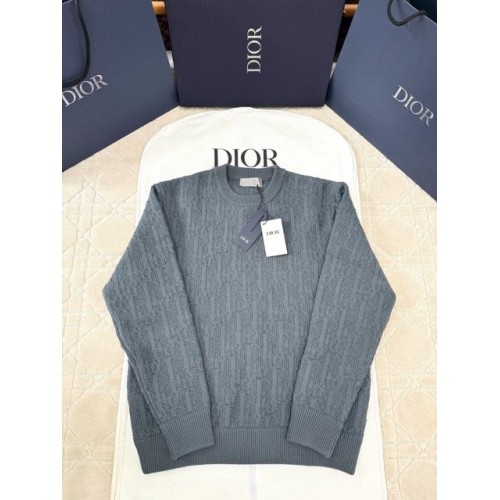 DIOR 2025SS Early Spring Series Jacquard Wool Knitted Pullover