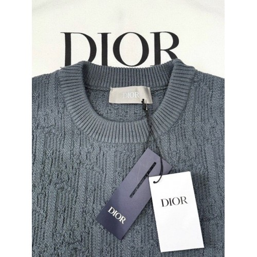 DIOR 2025SS Early Spring Series Jacquard Wool Knitted Pullover DIOR 2025SS Early Spring Series Jacquard Wool Knitted Pullover