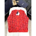 DIOR 2025SS Early Spring Snake Year Series Mohair Cardigan - Red DIOR 2025SS Early Spring Snake Year Series Mohair Cardigan - Red