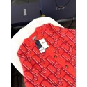DIOR 2025SS Early Spring Snake Year Series Mohair Cardigan - Red DIOR 2025SS Early Spring Snake Year Series Mohair Cardigan - Red