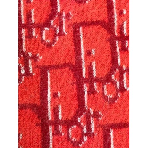 DIOR 2025SS Early Spring Snake Year Series Mohair Cardigan - Red DIOR 2025SS Early Spring Snake Year Series Mohair Cardigan - Red