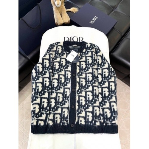 DIOR 2025SS Early Spring Snake Year Series Mohair Cardigan