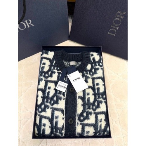 DIOR 2025SS Early Spring Snake Year Series Mohair Cardigan DIOR 2025SS Early Spring Snake Year Series Mohair Cardigan