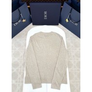 DIOR 2025SS Letter Overlay Jacquard Pullover