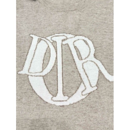 DIOR 2025SS Letter Overlay Jacquard Pullover DIOR 2025SS Letter Overlay Jacquard Pullover