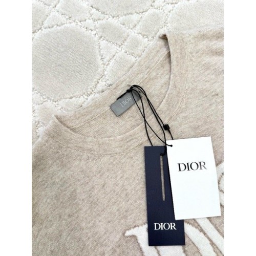 DIOR 2025SS Letter Overlay Jacquard Pullover DIOR 2025SS Letter Overlay Jacquard Pullover