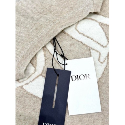 DIOR 2025SS Letter Overlay Jacquard Pullover DIOR 2025SS Letter Overlay Jacquard Pullover