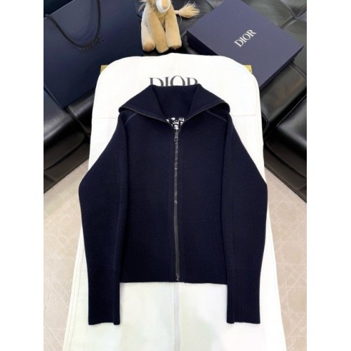 DIOR 2025SS Limited Edition Monogram Knitted Double-sided Pure Wool Jacket DIOR 2025SS Limited Edition Monogram Knitted Double-sided Pure Wool Jacket