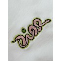 DIOR 2025SS Snake Letter Embroidered Short Sleeve - White DIOR 2025SS Snake Letter Embroidered Short Sleeve - White
