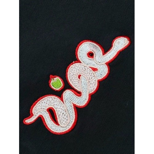 DIOR 2025SS Snake Letter Embroidered Short Sleeve DIOR 2025SS Snake Letter Embroidered Short Sleeve