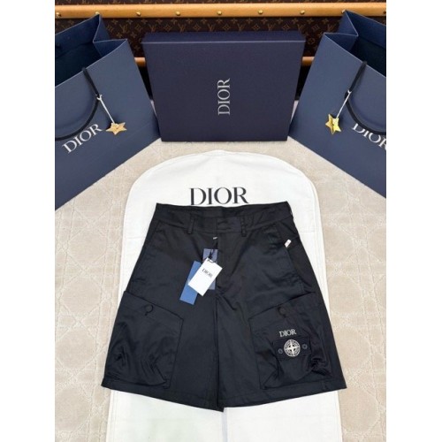 DIOR 2025SS Stone Island Collaboration Shorts - Black