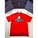 DIOR 2025SS Year of the Snake Printed Smudge Short Sleeves - Red DIOR 2025SS Year of the Snake Printed Smudge Short Sleeves - Red