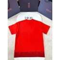 DIOR 2025SS Year of the Snake Printed Smudge Short Sleeves - Red DIOR 2025SS Year of the Snake Printed Smudge Short Sleeves - Red