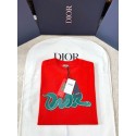 DIOR 2025SS Year of the Snake Printed Smudge Short Sleeves - Red DIOR 2025SS Year of the Snake Printed Smudge Short Sleeves - Red