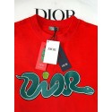 DIOR 2025SS Year of the Snake Printed Smudge Short Sleeves - Red DIOR 2025SS Year of the Snake Printed Smudge Short Sleeves - Red