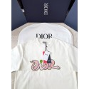 DIOR 2025SS Year of the Snake Printed Smudge Short Sleeves - White DIOR 2025SS Year of the Snake Printed Smudge Short Sleeves - White