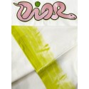 DIOR 2025SS Year of the Snake Printed Smudge Short Sleeves - White DIOR 2025SS Year of the Snake Printed Smudge Short Sleeves - White