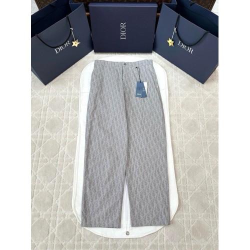 DIOR 25SS All Over Jacquard Print Jeans - Grey DIOR 25SS All Over Jacquard Print Jeans - Grey