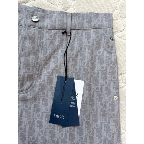 DIOR 25SS All Over Jacquard Print Jeans - Grey DIOR 25SS All Over Jacquard Print Jeans - Grey