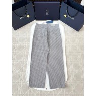 DIOR 25SS All Over Jacquard Print Jeans - Grey