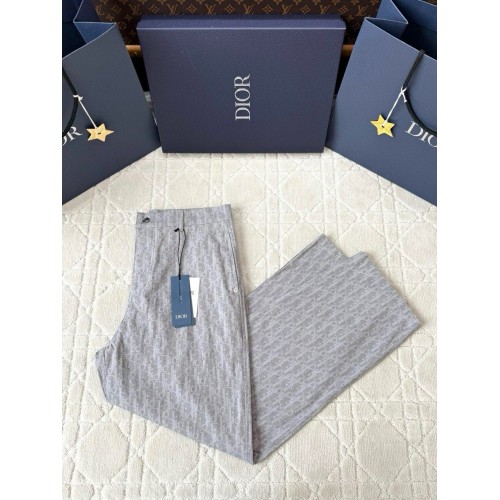 DIOR 25SS All Over Jacquard Print Jeans - Grey DIOR 25SS All Over Jacquard Print Jeans - Grey