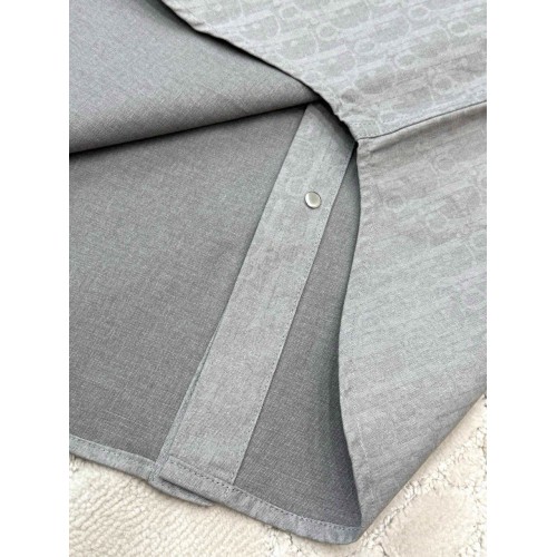 DIOR 25SS All-Over Jacquard Print Shirt - Grey DIOR 25SS All-Over Jacquard Print Shirt - Grey