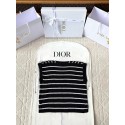 DIOR 25SS Custom-Dyed Striped Shoulder Strap Vest