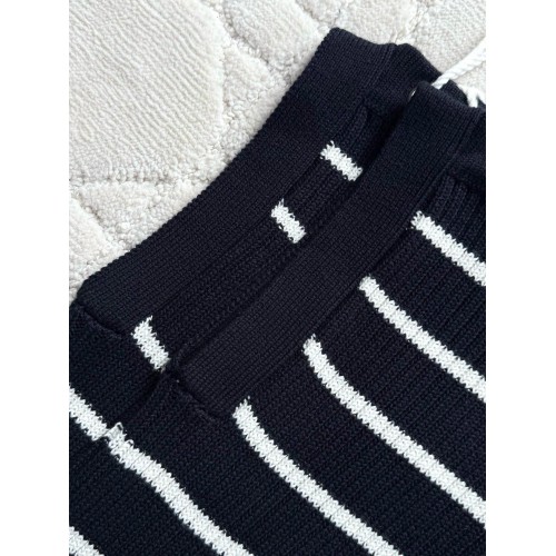 DIOR 25SS Custom-Dyed Striped Shoulder Strap Vest