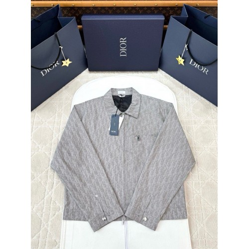 DIOR 25SS Jacquard Print Long Sleeve - Grey DIOR 25SS Jacquard Print Long Sleeve - Grey