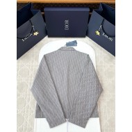 DIOR 25SS Jacquard Print Long Sleeve - Grey