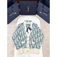 DIOR 25SS New Color Monochrome Button Cardigan