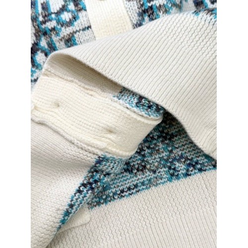 DIOR 25SS New Color Monochrome Button Cardigan DIOR 25SS New Color Monochrome Button Cardigan