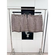 DIOR All Over Print Set Bottom - Brown