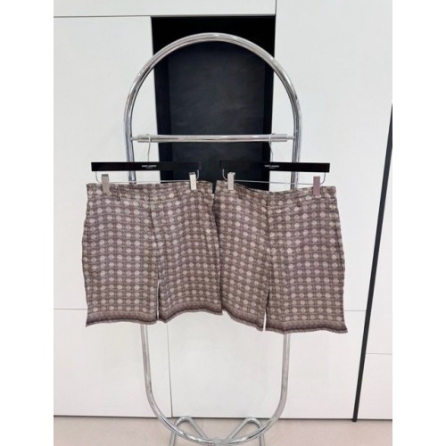 DIOR All Over Print Set Bottom - Brown DIOR All Over Print Set Bottom - Brown