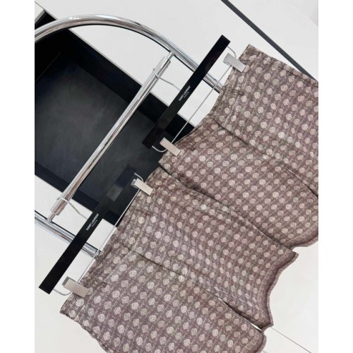 DIOR All Over Print Set Bottom - Brown DIOR All Over Print Set Bottom - Brown