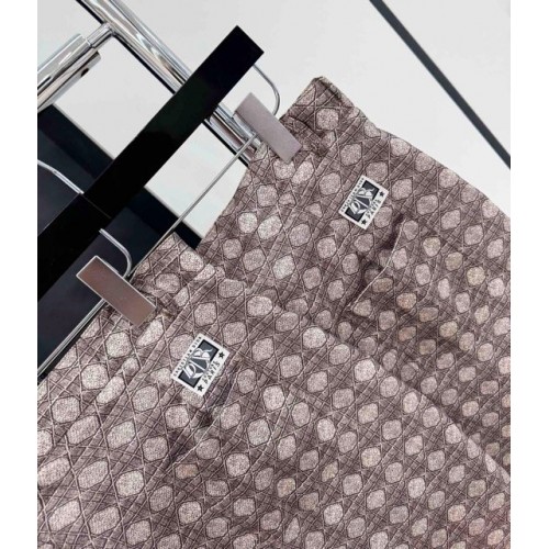 DIOR All Over Print Set Bottom - Brown DIOR All Over Print Set Bottom - Brown