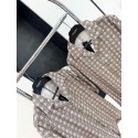 DIOR All Over Print Set Top - Brown DIOR All Over Print Set Top - Brown