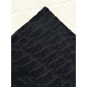 DIOR Classic Towel Jacquard Logo Short Sleeves - Black