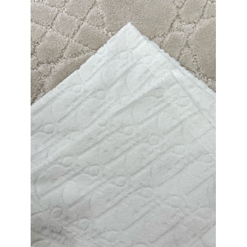 DIOR Classic Towel Jacquard Logo Short Sleeves - White