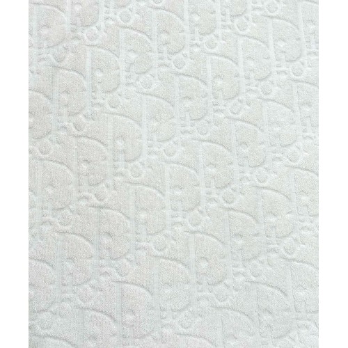 DIOR Classic Towel Jacquard Logo Short Sleeves - White